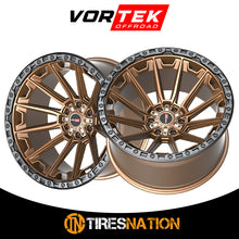 Vortek Vrt-601 Matte Bronze With Black Bead Ring 18X9 6X135/6X139.7 106.1 -12