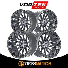 Vortek Vrt-601 Matte Titanium With Black Bead Ring 20X9 6X135/6X139.7 106.1 18