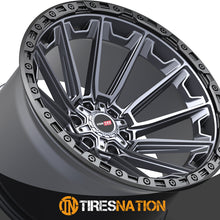 Vortek Vrt-601 Matte Titanium With Black Bead Ring 20X9 6X135/6X139.7 106.1 18