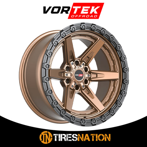Vortek Vrt-602 Matte Bronze With Black Bead Ring 20X9 6X135/6X139.7 106.1 20