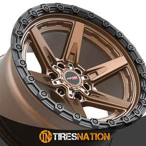 Vortek Vrt-602 Matte Bronze With Black Bead Ring 20X9 6X135/6X139.7 106.1 20