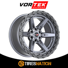 Vortek Vrt-602 Matte Titanium With Black Bead Ring 20X9 6X135/6X139.7 106.1 20