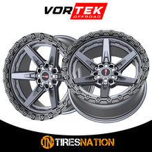 Vortek Vrt-602 Matte Titanium With Black Bead Ring 20X10 6X135/6X139.7 106.1 -24