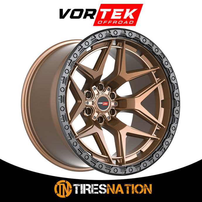 Vortek Vrt-603 Matte Bronze With Black Bead Ring 20X9.5 8X170 125.1 18