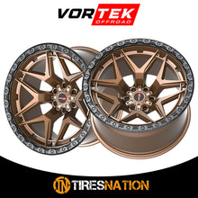 Vortek Vrt-603 Matte Bronze With Black Bead Ring 20X9.5 8X170 125.1 18