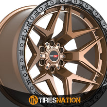 Vortek Vrt-603 Matte Bronze With Black Bead Ring 20X9.5 8X170 125.1 18