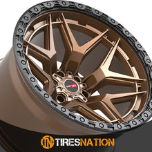 Vortek Vrt-603 Matte Bronze With Black Bead Ring 20X9.5 8X170 125.1 18