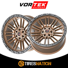 Vortek Vrt-604 Matte Bronze With Black Bead Ring 17X9 5X127/5X139.7 78.1 -12