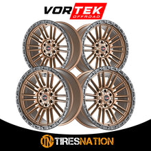 Vortek Vrt-604 Matte Bronze With Black Bead Ring 17X9 5X127/5X139.7 78.1 -12