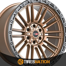 Vortek Vrt-604 Matte Bronze With Black Bead Ring 17X9 5X127/5X139.7 78.1 -12