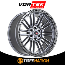 Vortek Vrt-604 Matte Titanium With Black Bead Ring 17X9 5X127/5X139.7 78.1 -12