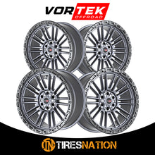 Vortek Vrt-604 Matte Titanium With Black Bead Ring 17X9 5X127/5X139.7 78.1 -12