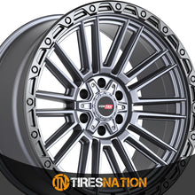 Vortek Vrt-604 Matte Titanium With Black Bead Ring 20X9.5 6X135/6X139.7 106.1 -18