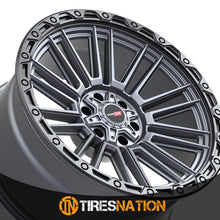 Vortek Vrt-604 Matte Titanium With Black Bead Ring 20X9.5 6X135/6X139.7 106.1 -18