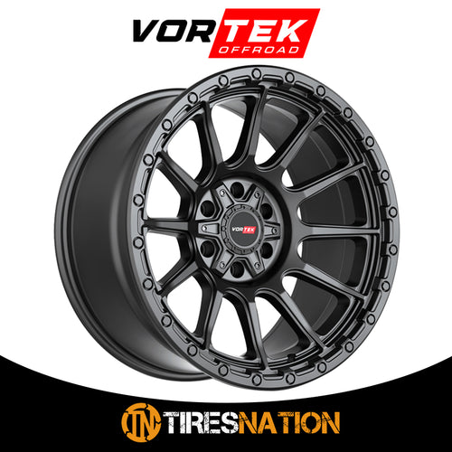 Vortek Vrt-606 Matte Black 18X9 5X127/5X139.7 78.1 0