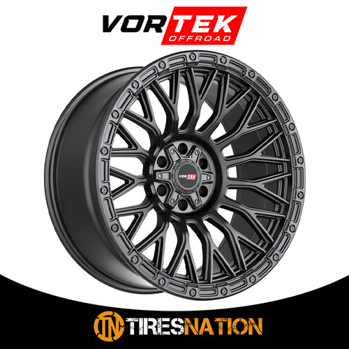 Vortek Vrt-607 Matte Black 20X10 5X127/5X139.7 78.1 -18