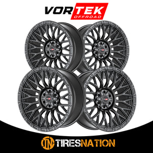 Vortek Vrt-607 Matte Black 20X10 5X127/5X139.7 78.1 -18