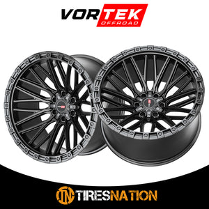 Vortek Vrt-608 Matte Black 20X12 6X135/6X139.7 106.1 -44