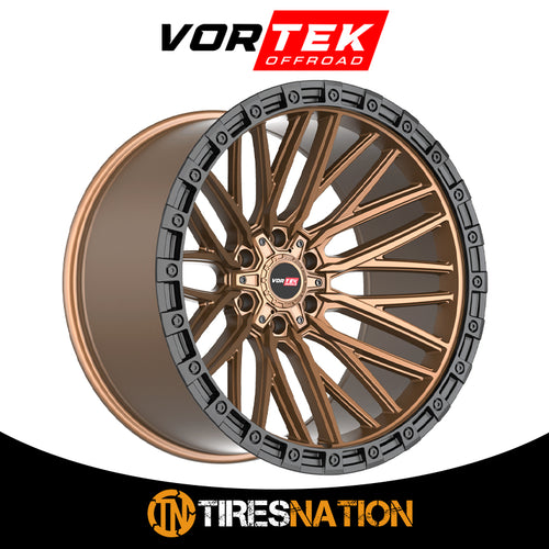 Vortek Vrt-608 Matte Bronze With Black Bead Ring 20X10 6X135/6X139.7 106.1 -12