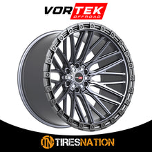 Vortek Vrt-608 Matte Titanium With Black Bead Ring 20X12 6X135/6X139.7 106.1 -44