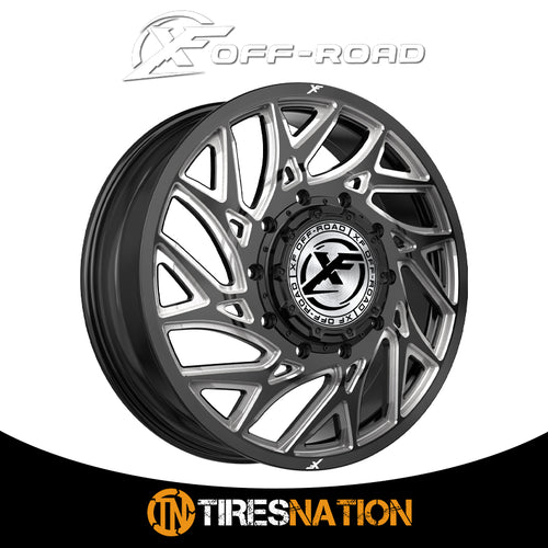 Xf Dually Xf-229 Dually Gloss Black & Milled 20X8.25 8X210 154.3 110