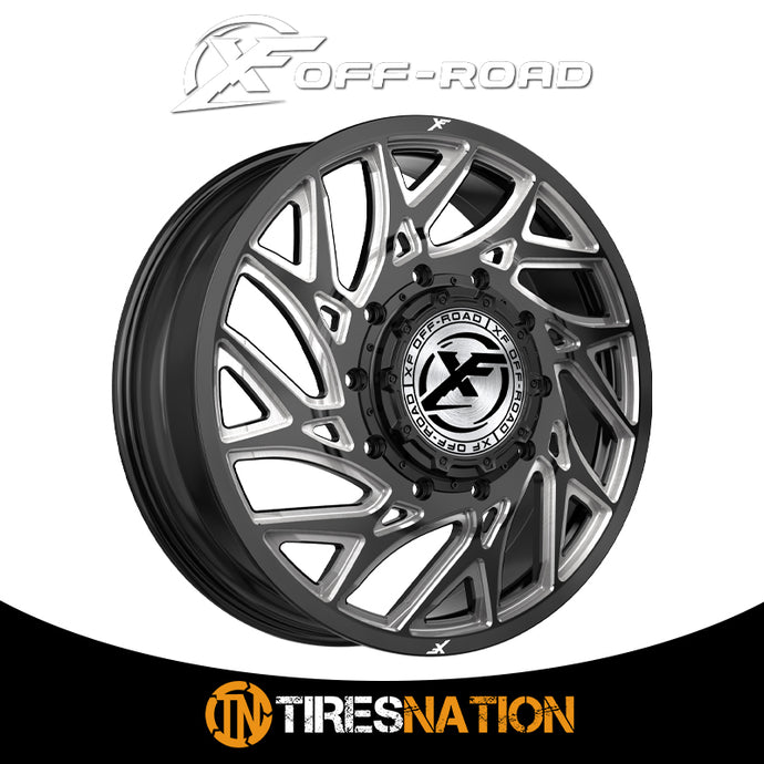 Xf Dually Xf-229 Dually Gloss Black & Milled 20X8.25 8X210 154.3 110