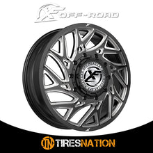 Xf Dually Xf-229 Dually Gloss Black & Milled 24X8.25 8X165.1 121.3 110