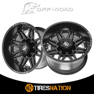 Xf Off-Road Xf-204 Matte Black 18X9 Blank 8X 125.2 12