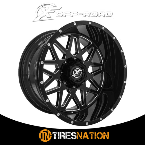 Xf Off-Road Xf-211 Gloss Black & Milled 20X10 6X135/6X139.7 106.4 -12