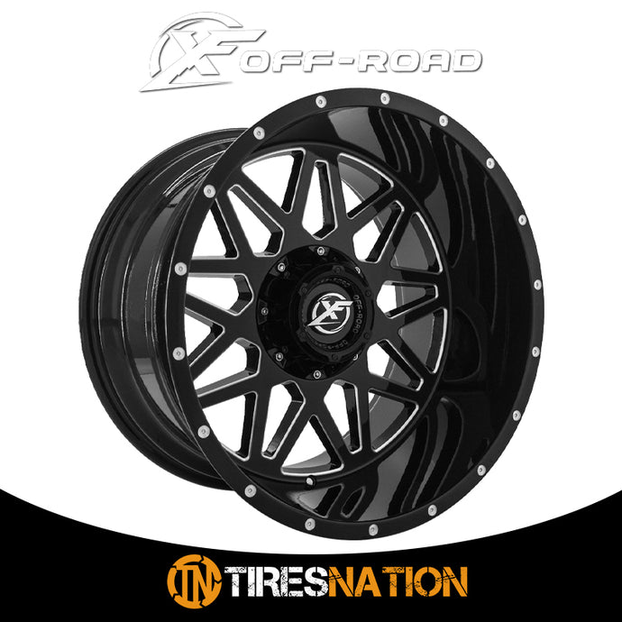 Xf Off-Road Xf-211 Gloss Black & Milled 20X10 6X135/6X139.7 106.4 -12