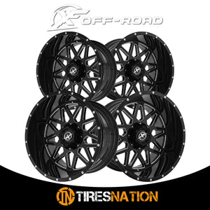 Xf Off-Road Xf-211 Gloss Black & Milled 20X10 6X135/6X139.7 106.4 -12