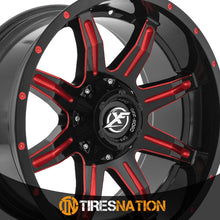 Xf Off-Road Xf-215 Gloss Black & Red Milled 20X10 5X127/5X139.7 78.1 -24