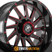 Xf Off-Road Xf-216 Gloss Black & Red Milled 20X9 5X127/5X139.7 78.1 12