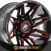 Xf Off-Road Xf-218 Gloss Black & Red Milled 20X10 5X127/5X139.7 78.1 -24