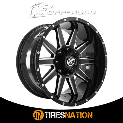 Xf Off-Road Xf-219 Gloss Black & Milled 17X9 5X127/5X139.7 78.1 12