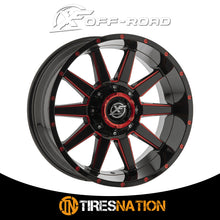 Xf Off-Road Xf-219 Gloss Black & Red Milled 17X9 6X135/6X139.7 106.4 0