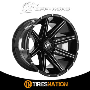 Xf Off-Road Xf-220 Gloss Black & Milled 17X9 5X127/5X139.7 78.1 12