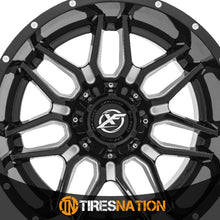 Xf Off-Road Xf-222 Gloss Black & Milled 22X12 6X135/6X139.7 106.4 -44