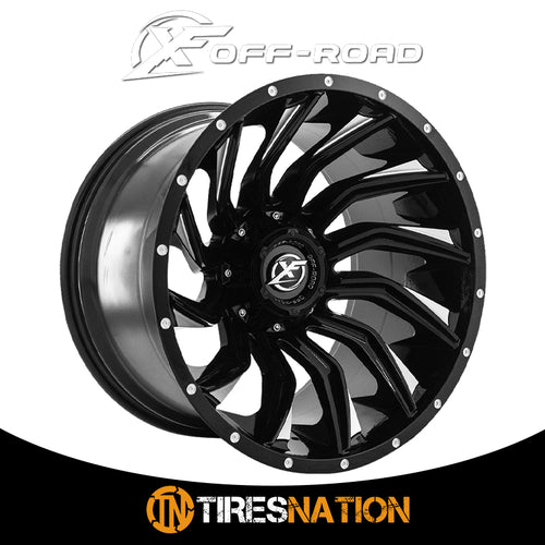 Xf Off-Road Xf-224 Gloss Black & Milled 20X9 6X135/6X139.7 106.4 0