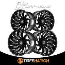 Xf Off-Road Xf-224 Gloss Black & Milled 24X14 6X135/6X139.7 106.4 -76