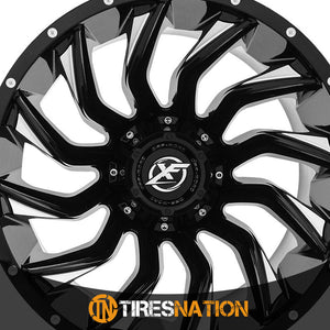 Xf Off-Road Xf-224 Gloss Black & Milled 20X9 6X135/6X139.7 106.4 0