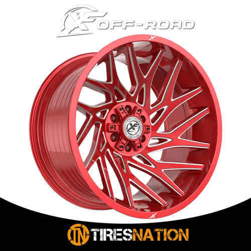 Xf Off-Road Xf-229 Anodized Red & Milled 20X10 6X135/6X139.7 106.4 -24