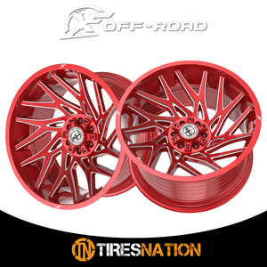 Xf Off-Road Xf-229 Anodized Red & Milled 20X10 6X135/6X139.7 106.4 -24