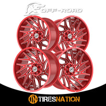 Xf Off-Road Xf-229 Anodized Red & Milled 20X10 6X135/6X139.7 106.4 -24