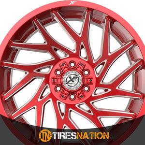 Xf Off-Road Xf-229 Anodized Red & Milled 20X10 6X135/6X139.7 106.4 -24