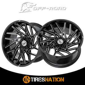 Xf Off-Road Xf-229 Gloss Black & Milled 20X10 5X127/5X139.7 78.1 -24