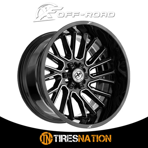 Xf Off-Road Xf-230 Gloss Black & Machined 22X12 6X135/6X139.7 106.4 -44