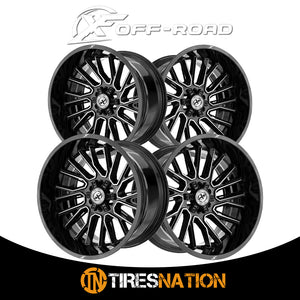 Xf Off-Road Xf-230 Gloss Black & Machined 22X12 6X135/6X139.7 106.4 -44