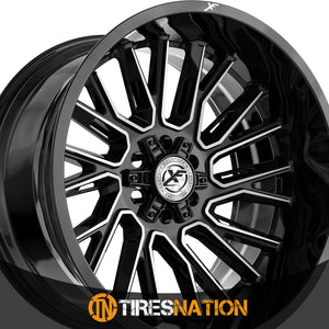 Xf Off-Road Xf-230 Gloss Black & Machined 20X10 8X165.1/8X170 125.2 -12