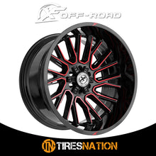 Xf Off-Road Xf-230 Gloss Black & Red Machined 20X10 5X127/5X139.7 78.1 -12